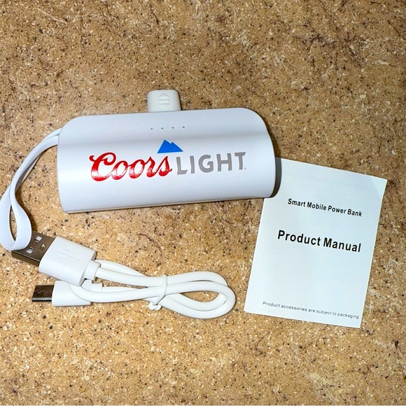 NEW! Coors Light Mobile Phone Power Bank - Limited Edition - Picture 3 of 4